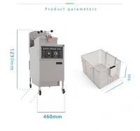 Friteuse à pression à gaz multifonction en acier inoxydable pour poulet frit KFC