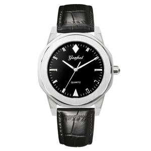 Relojes de cuarzo de lujo GFL-Z1120-6 con esfera luminosa personalizada de marca propia, movimiento 2035 y caja de acero inoxidable. - Product Image 4