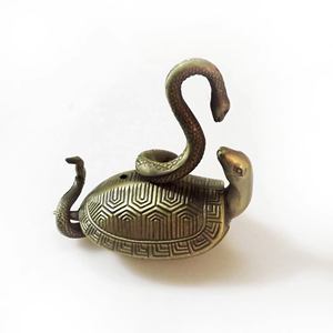 Animale scultura decorativa personalizzata incisore in metallo <span class=keywords><strong>oro</strong></span> figure di metallo artigianato in metallo che colano scatola di legno o scatola di plastica figurina - Product Image 4