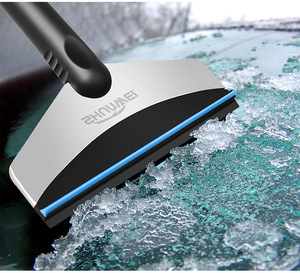 Multitool dài xử lý xe <span class=keywords><strong>Ice</strong></span> <span class=keywords><strong>scraper</strong></span> kính chắn gió tuyết loại bỏ thìa với nước bóp lưỡi gạt nước - Product Image 3