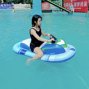 แพยางเป่าลมรูปทรงมอเตอร์ไซค์แบบกำหนดเอง ใช้ในสระว่ายน้ำ - Product Image 1