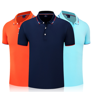 Customized Polo Shirts Screen Printed logo Cotton Unisex Workwear Polo Shirt Advertising Promotion Polo T-shirt