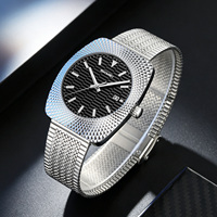 Penjualan Panas SKMEI 9417 Jam Tangan Pria Persegi Quartz Pemasok Grosir Tali Baja Tahan Karat Jam Tangan Tahan Air Merekrut Agen Global