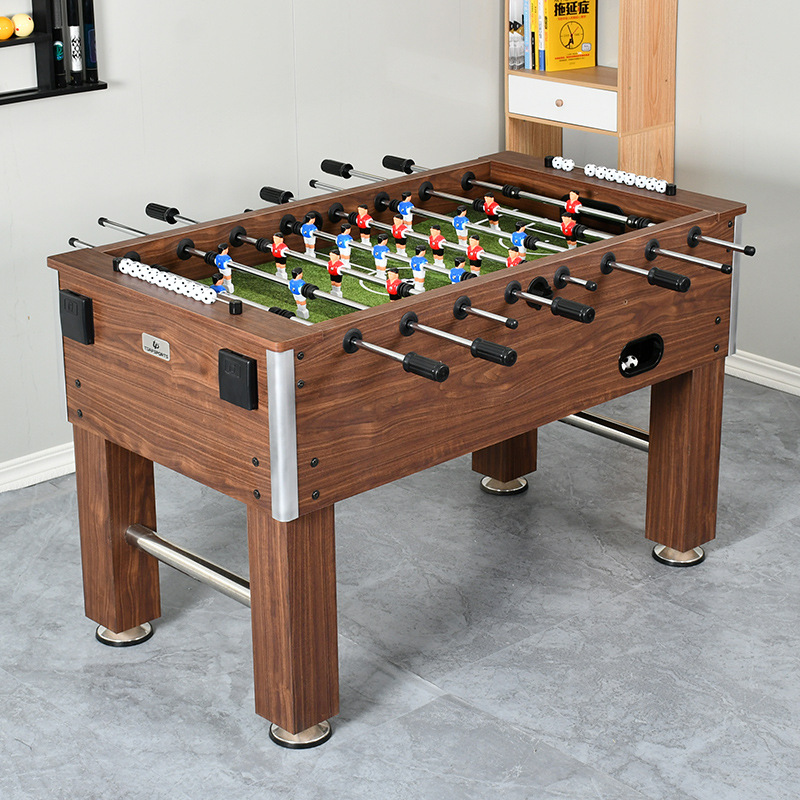 Высококачественная фанера из цельной древесины, футбольный стол 1,4 м, большой деревянный футбольный стол для взрослых