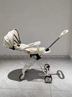 Poussette pliante portable pour bébé/Poussettes pour bébé réglables dans les deux sens Poussette magique pliante pour bébé