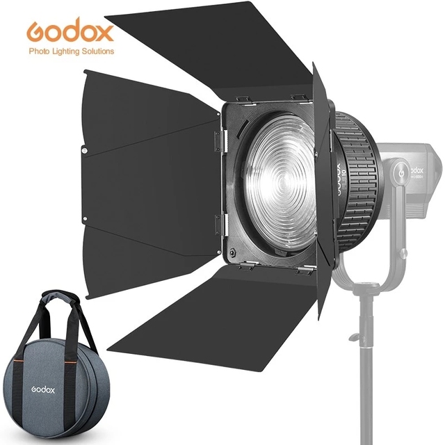 Godox FLS8 LB-01 FLS10 LB-02 Fresnel Lens Bowens Mount Light a Multi-Functional Light for Godox SL150II SL200II VL150 VL300