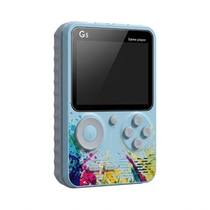 Consola de Juegos Portátil G5, Pantalla HD de 3.0 Pulgadas, 500 Juegos Retro, Batería de 1000 mAh, Salida AV para TV, 2 Jugadores, Ultradelgada - Product Image 1