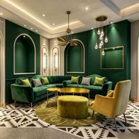 Meubles de design intérieur de café en bois sur mesure, personnalisation complète de la pièce, vitrine en verre, comptoir de bar, éclairage LED, respectueux de l'environnement