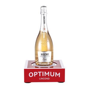 Soporte de exhibición de vino con luz LED moderno y respetuoso con el medio ambiente acrílico barnizado para eventos de festivales y promoción de Marca - Product Image 2