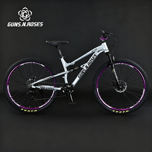 Nueva Bicicleta <span class=keywords><strong>de</strong></span> Montaña <span class=keywords><strong>Downhill</strong></span> <span class=keywords><strong>de</strong></span> 26 Pulgadas, Aleación <span class=keywords><strong>de</strong></span> Aluminio, Velocidad Variable, Suspensión Trasera, Frenos <span class=keywords><strong>de</strong></span> Disco, Amortiguación - Product Image 4