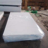 Feuille de PVC à surface lisse, feuille décorative en PVC marbré pour panneau mural, utilisation intérieure