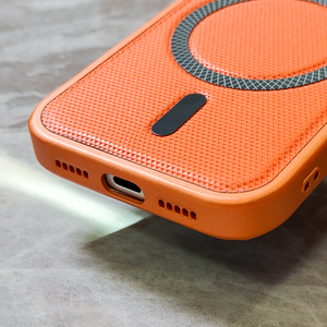 เคสสำหรับ iPhone 17 Pro Max แบบสองในหนึ่ง  หนังแท้  ลายพ่นสี  แม่เหล็ก  สำหรับโทรศัพท์มือถือ - Product Image 4