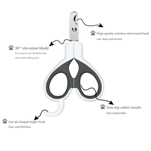 Bán buôn Chất lượng cao màu xám nhân bản thiết kế thép không gỉ Pet kéo móng tay - Product Image 2