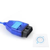 Para herramienta de escáner VAG KKL para VAG409 con Chip FTDI FT232RL/PCB rojo 9241A para Cable de diagnóstico de interfaz USB Vag 409 Kkl OBD2