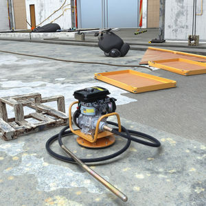 Vibrador de Hormigón de 38 mm, 45 mm, 50 mm, Aprobado por CE ISO9001, Motor Interno, Modo de Accionamiento, Componentes Principales, Eje Vibrador Tipo Poker - Product Image 2