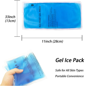 Paket es Gel panas & dingin yang dapat digunakan kembali untuk cedera nyeri nyaman-tujuan ganda kompres dingin & Pak panas perawatan yang ditargetkan Gel - Product Image 2