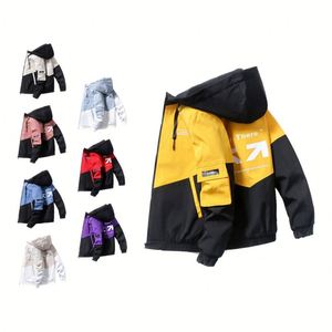 Design Hot Sale Slim Parka Jacket for Men Spring Outwear with Hood and Wadded Coat Fashion Printed <b>Letter</b> Pattern - Product Image 3