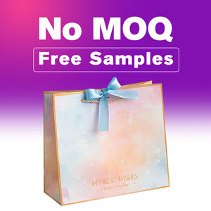 Низкая цена покупки бумажный мешок на заказ высокое качество белая бумага хозяйственные сумки - Product Image 5