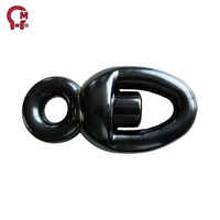 Émerillons à chaîne robustes HLM, traités thermiquement, structure haute résistance, rotation fluide pour l'assemblage de chaînes de levage et la manutention de charges.