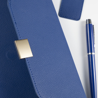 Kit Ejecutivo de Cuaderno y Termo de Lujo Personalizado A5, Set de Regalo Promocional Empresarial de Lujo, Cubierta de Cuero, Tapa Dura, Incluye Caja