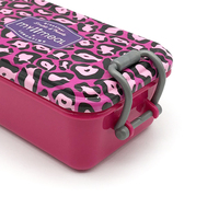 Boîte à lunch en plastique réutilisable pour le bureau et l'école, compatible micro-ondes, avec 2 compartiments et sac à couverts pour enfants