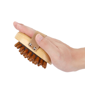 <span class=keywords><strong>Brosse</strong></span> de massage portable en bois <span class=keywords><strong>anti</strong></span>-cellulite, peigne de massage corporel, drainage lymphatique, pagaie de Guasha, masseur de méridiens - Product Image 4