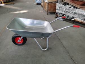 प्रीमियम टिकाऊ सामग्री धातु बिक्री के लिए भारी शुल्क Wheelbarrow व्हील बैरो 120kg - Product Image 2
