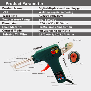 Súng Hàn Điều Khiển Nhiệt Độ Màn Hình Kỹ Thuật Số Thủ Công 220V Súng Hàn Nhiệt Bên Ngoài - Product Image 4