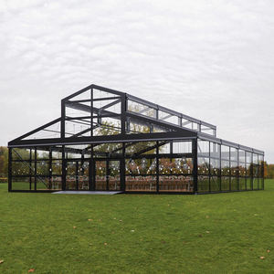 Tentes de réception de luxe transparentes de grande taille, tentes de <span class=keywords><strong>mariage</strong></span>, bâtiments préfabriqués transparents, cadre en alliage d'aluminium, ignifuge, tout - Product Image 3
