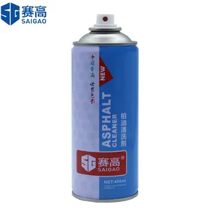 Vente chaude SAIGAO Usine Vente Directe Car Body Asphalt Remover Shellac Stain Cleaner Spray Remover