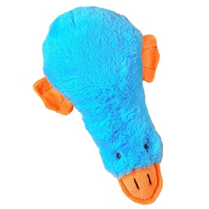 Plush Duck <b>Squeaky</b> <b>Toy</b> For Dogs Cats Indoor Chew Play Blue Green Medium Size Pet <b>Toy</b> - Product Image 5
