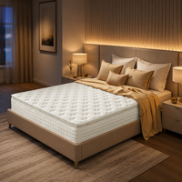 Matelas hybride à ressorts compressible et enroulable