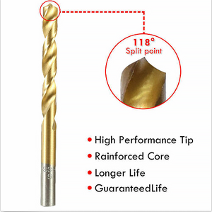 Jeu de 25 forets <span class=keywords><strong>HSS</strong></span> NAIPU M42 à tige droite en <span class=keywords><strong>cobalt</strong></span> M35 pour le perçage du métal dur et de l'acier inoxydable - Product Image 3