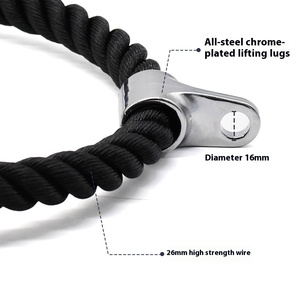 <span class=keywords><strong>Corda</strong></span> per <span class=keywords><strong>Tricipiti</strong></span> Professionale Accessorio per Pulldown Attrezzi da Palestra - Product Image 3
