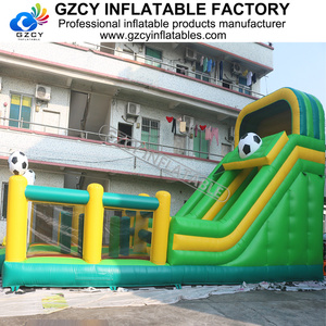 Grande structure gonflable à thème football en PVC, toboggan, qualité commerciale, château, fête pour enfants, installation facile, <span class=keywords><strong>Europe</strong></span>, États-Unis - Product Image 5