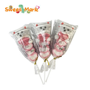 Mignon Ours et Coeur <span class=keywords><strong>Guimauve</strong></span> Sucette Bonbon Fruit Aromatisé Halal Certifié Emballé en Boîte - Product Image 1