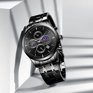 Montres à quartz pour hommes, vente chaude, luxe, <span class=keywords><strong>cadeau</strong></span> tendance, bon marché, résistantes à l'eau - Product Image 4