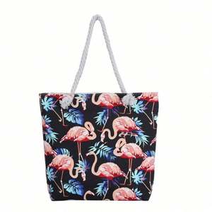 High Quality Wholesale Custom Printed Logo Large Capacity Canvas Bag Custom Logo Tote Bag Canvas - Product Image 1