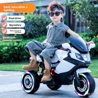 Sepeda Motor Listrik Anak Tricycle Mobil Mainan Anak Laki-laki Perempuan Remote Control Kendaraan Besar Bertenaga Baterai Plastik