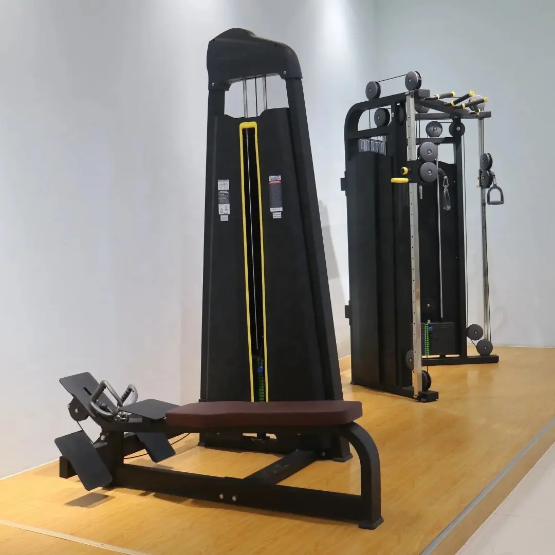 Mayorista de filas sentadas Equipo de fitness Fuerza Pin Máquina cargada Máquina de filas bajas de tracción larga