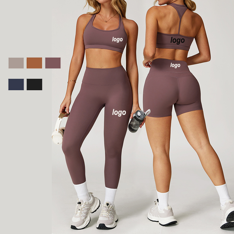 High Waist Height-lifting Tight-fitting Running And Fitness Suit For Women Best Quality Yoga Set