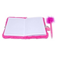 Cuaderno de Unicornio al por Mayor con Candado, Diario de Peluche con Bolígrafo para Niños, Regalos de Unicornio para Niñas
