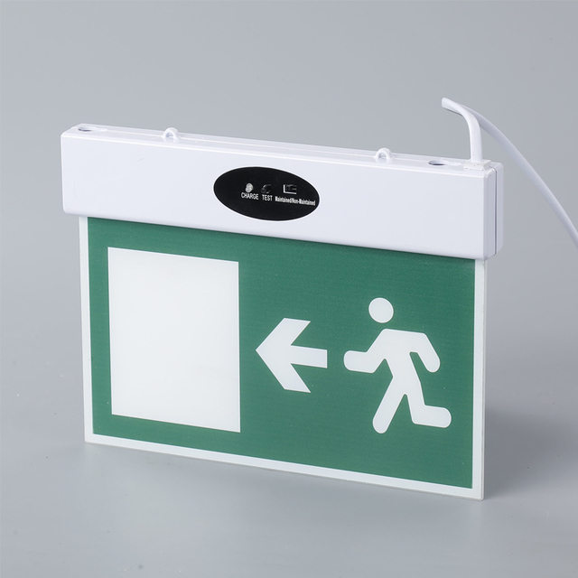 AC85-265V 3W ABS Acrylic 3 Hours Emergency Time Ceiling Suspended Wall Surface Mounted Indoor LED Emergency Exit Light