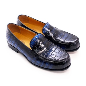 Mocassini Classici Estivi 2021 con Stampa, Scarpe in Pelle Penny Slip-on Casual da Passeggio per Uomo, Colori Misti - Product Image 2