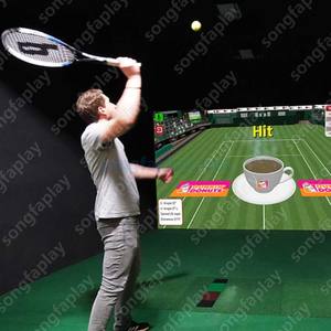 Juego de Tenis Simulado en Realidad Aumentada (RA) para Interiores, Proyección Interactiva, Equipo de Entrenamiento Deportivo Digital para Centros Comerciales - Product Image 2
