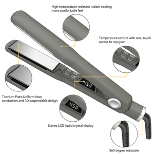 <span class=keywords><strong>2026</strong></span> OEM Logo Professioneller Salon-Haarglätter mit Dampf, LCD, Arganöl, Titan, Ionen-Technologie und elektrischer Glättfunktion - Product Image 5
