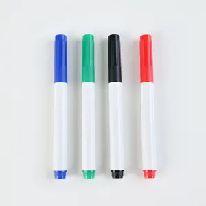 물 기반 잉크 도매 화이트 보드 마커 펜 세트 색상 지울 수있는 미니 맞춤형 다채로운 화이트 보드 마커 펜