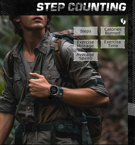 NORTH EDGE ALPS <span class=keywords><strong>Montre</strong></span> numérique en nylon pour hommes Shock Sports Super Light Outdoor Compass Waterproof 50M Wristwatches - Product Image 4