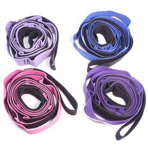 Sangle de Yoga 180x3.5cm, bande de résistance en Polyester et coton pour exercices de Yoga et de Fitness, couleur unie unisexe - Product Image 1