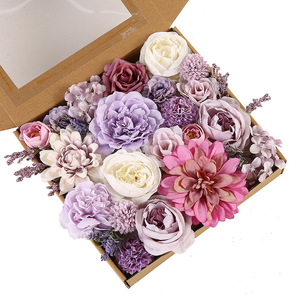 Flores Artificiales de Diente de León de Seda, Set Combinado en Caja para Graduación, Día de la Madre, Boda, Fiesta, Baby Shower, Decoración del Hogar - Product Image 5